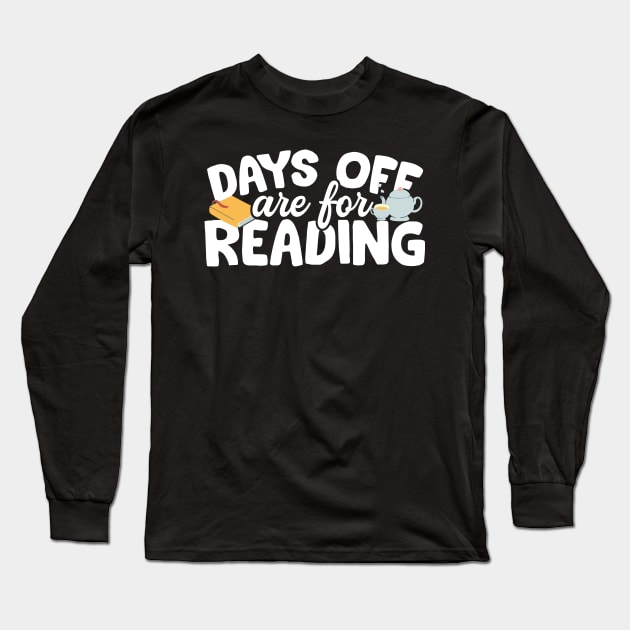 reading Long Sleeve T-Shirt by CurlyDesigns